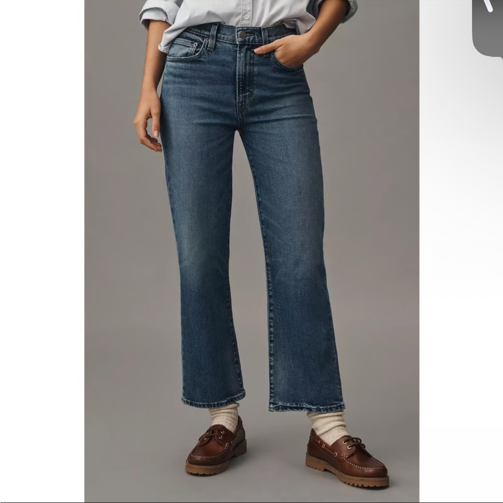 Edwin Bree Stove pipe‎ Crop jeans size 32 mid-rise straight leg denim casual